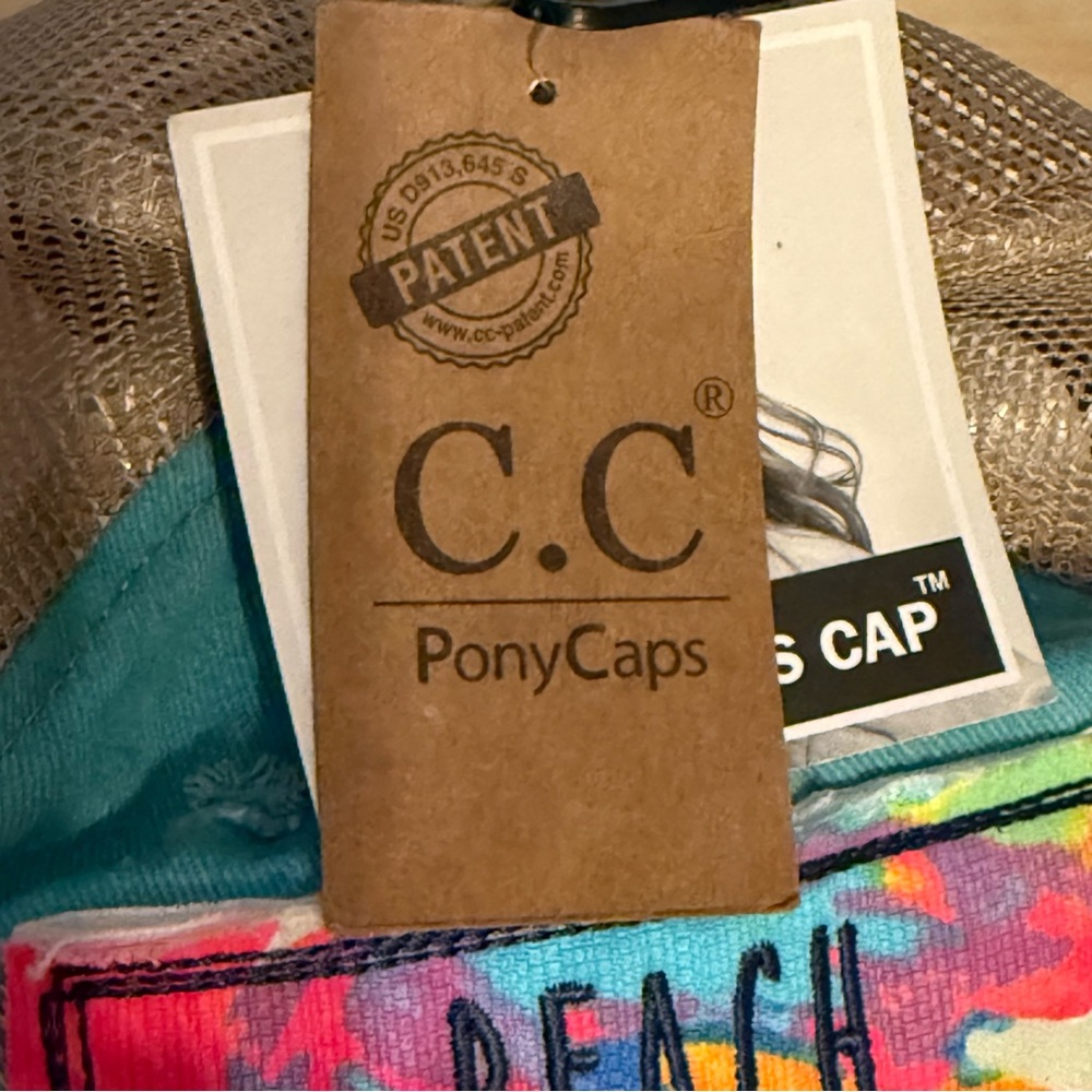 New CC Exclusives Beach Squad Distressed Pony Cap Patented - Picture 6 of 9